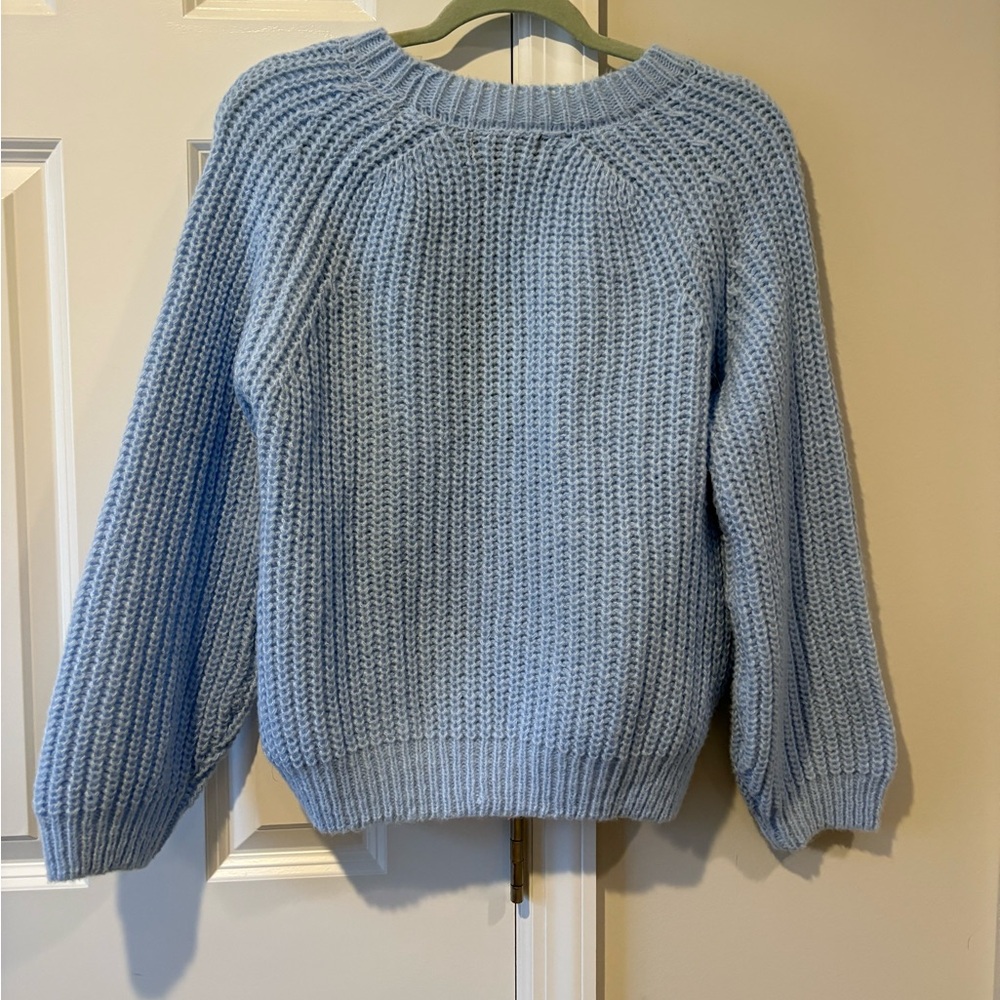 S. Christina Blue Cashmere Sweater NWT - Picture 5 of 8